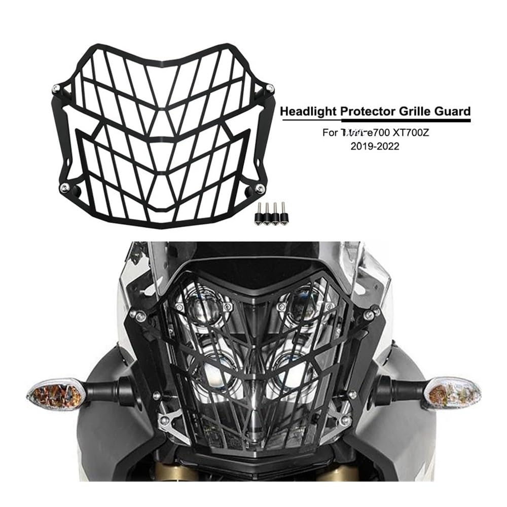 Kühlergrill Abdeckung Protector Für Ya&maha TENERE 700 Tenere700 2019-2022 2021 2020 2021 Motorrad Aluminium Scheinwerfer Protector Licht Abdeckung Schutz Schutz von NCBPQSHC