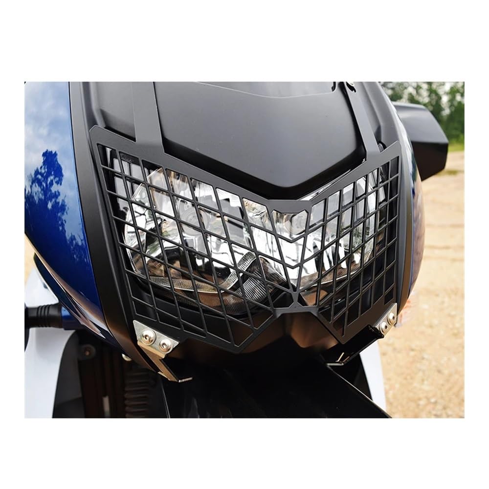 Kühlergrill Abdeckung Protector Motorrad Scheinwerfer Schutz Front Licht Scheinwerfer Kühlergrill Schutz Abdeckung Schutz Für Ka&wasaki KLR650 2008-2015 KLR 650 von NCBPQSHC