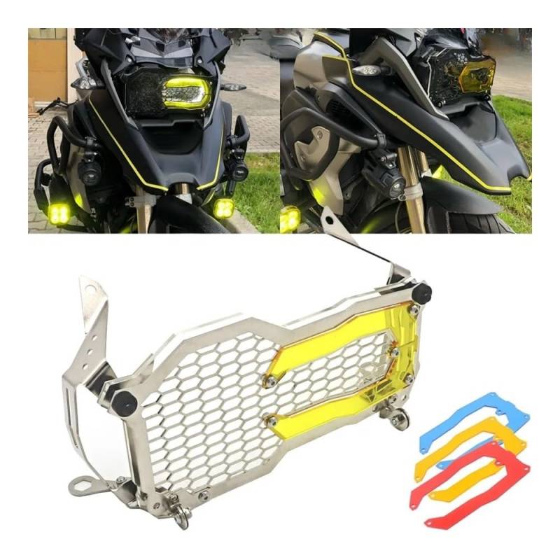 Kühlergrill Abdeckung Protector Motorrad Scheinwerfer Schutz Kühlergrill Wache Abdeckung Schutz Grill Für B&M&W R1200GS R1250GS LC Abenteuer von NCBPQSHC