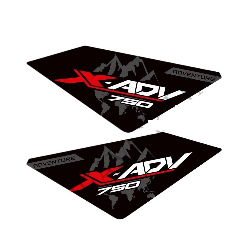 Motorrad-Tank-Aufkleber 2021 2022 2023 2024 für Ho&nda X-ADV XADV X ADV 750 Protector Tank Pad Kit Knie Rad Aufkleber Körper Shell Decals von NCBPQSHC