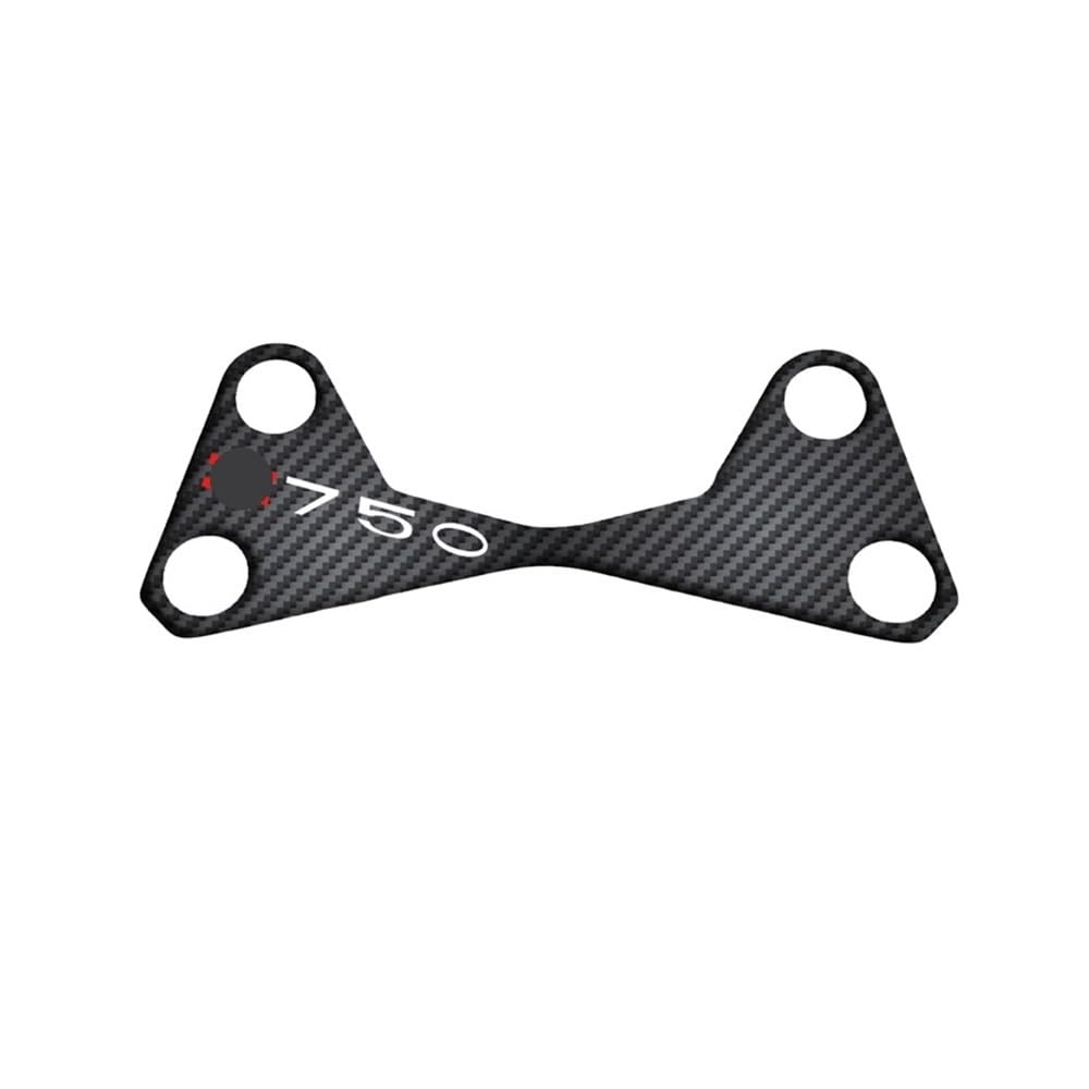 Motorrad-Tank-Aufkleber 3D Carbon Fiber Motorrad Gabel Oberen Brücke Pad Schutz Aufkleber Für Ka&wasaki Z750 Z 750 von NCBPQSHC