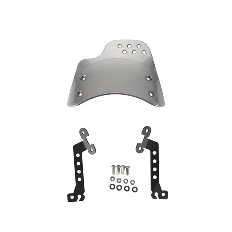 Motorrad Windschutz Scheibe Front Motorrad Windschutz Windschutz Wind Schild Schutz Silber/Gelb Für Universal Für Du&Cati Scrambler von NCBPQSHC