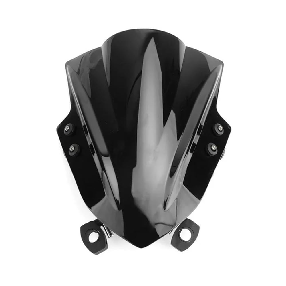 Motorrad Windschutz Scheibe Für CF&Moto 650 NK 2023 650NK Windschutzscheibe Motorradzubehör Windschutzscheibe Einstellbare Halterung 7/8 "22mm Lenker Schwarz von NCBPQSHC