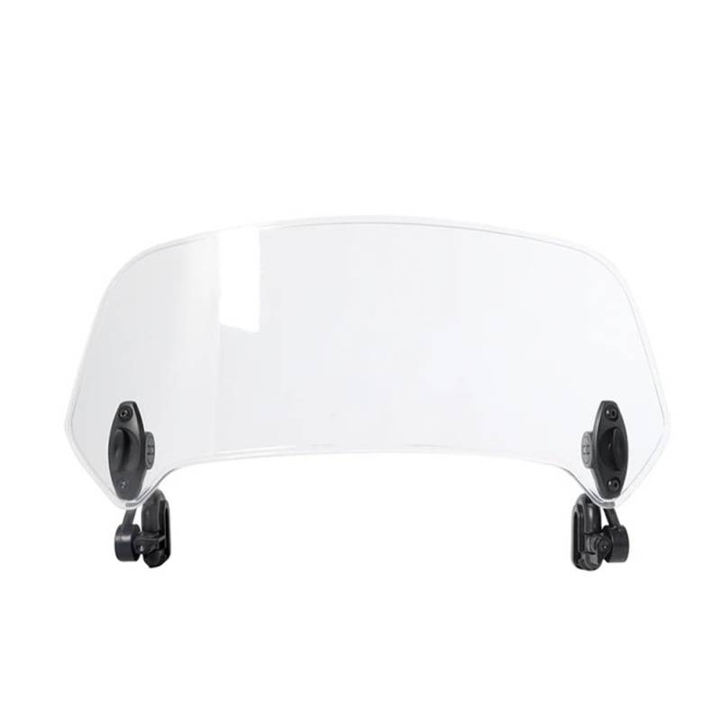 Motorrad Windschutz Scheibe Motorrad Universal Windschutzscheibe Einstellbare Spoiler Clamp-On Windschutzscheibe Für B&M&W Für Ka&wasaki Für Ya&maha Für Ho&nda Für Su&zuki von NCBPQSHC