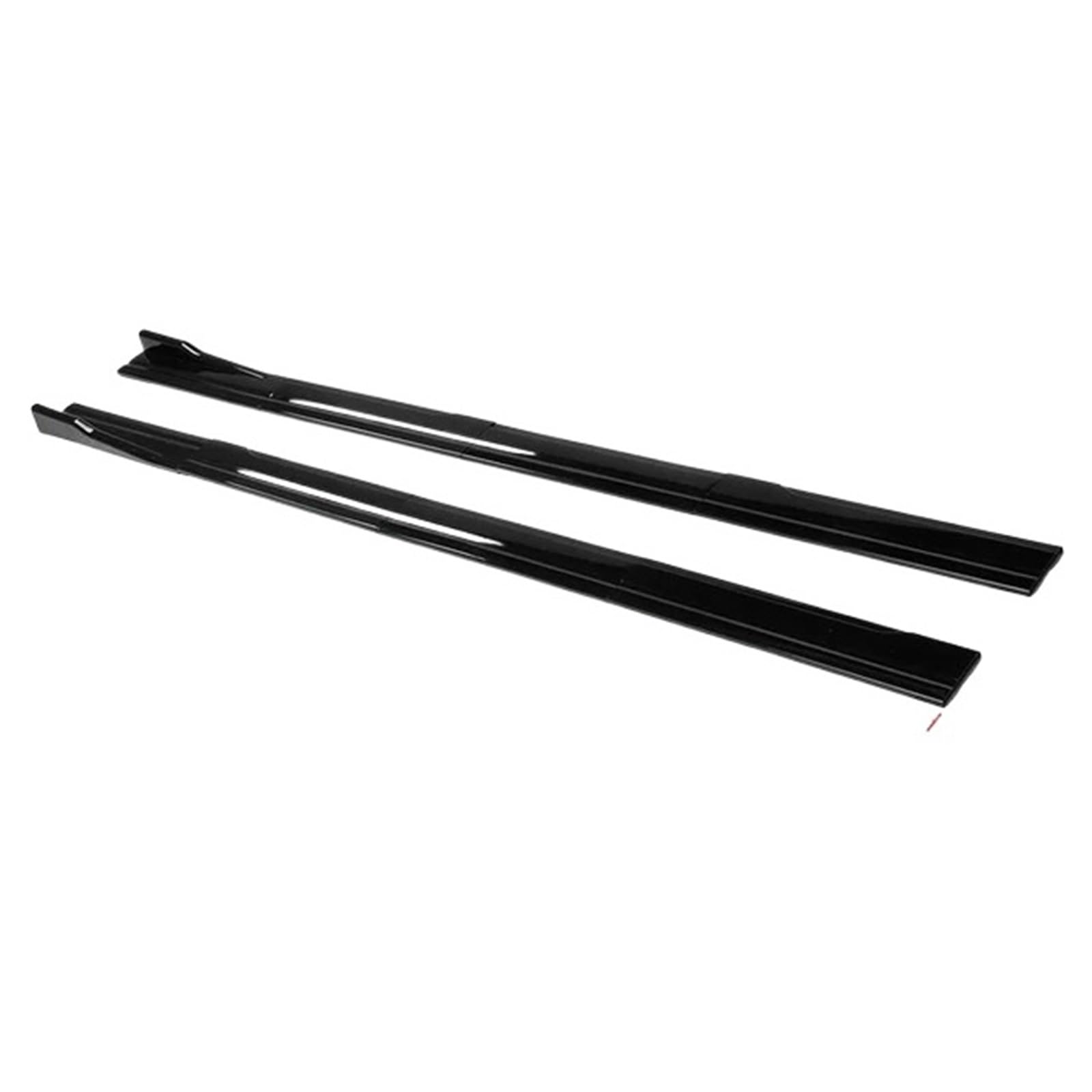 2,2 m Seitenschweller-Verlängerung, Rocker-Splitter, Stoßstangen-Diffusor, Winglet-Flügel, kompatibel mit Lexus GS GS350 GS450H 2016–2020(Glossy Black) von NCGLEQVW