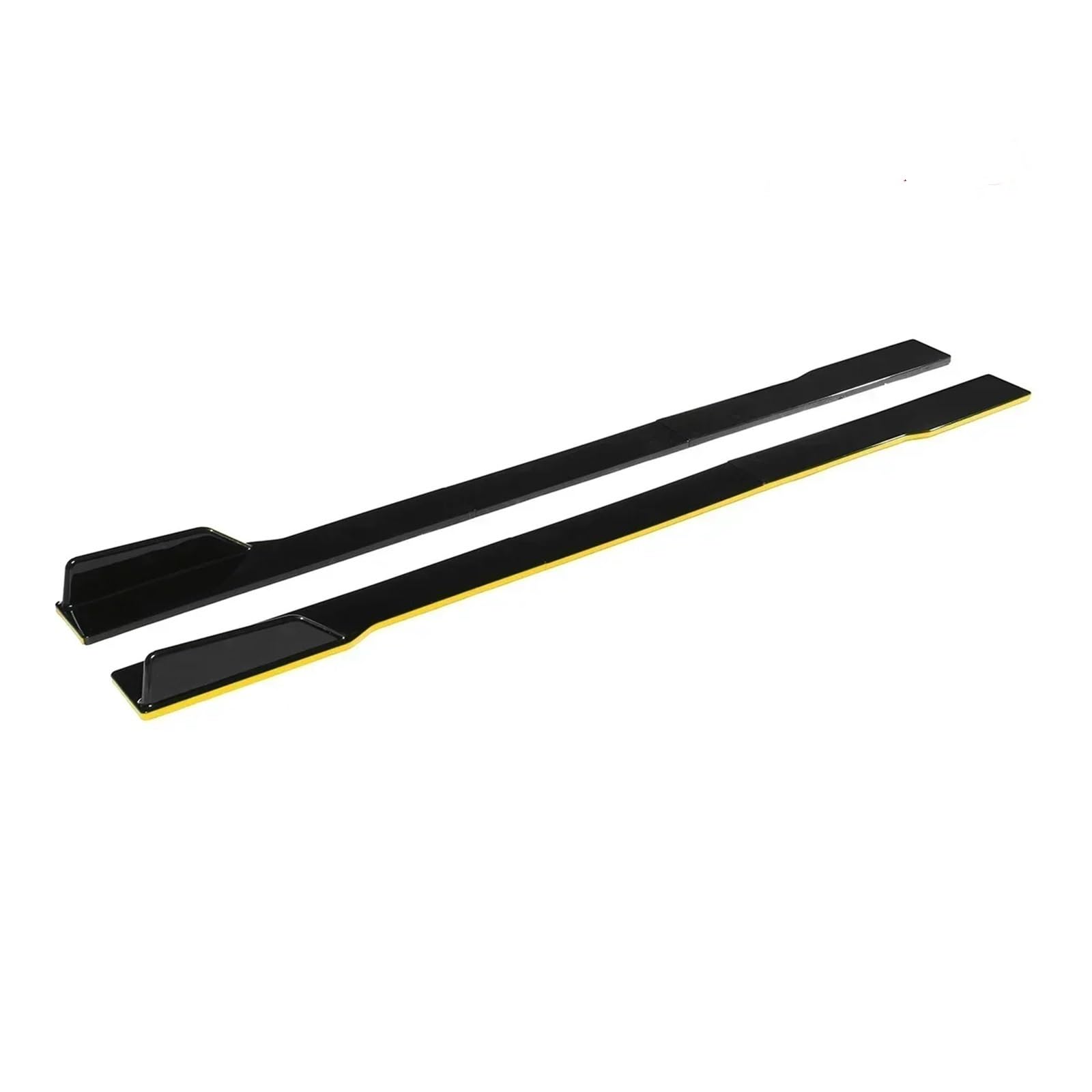 2 m Auto-Seitenschwellerverlängerungen Spoiler Rocker Lippe kompatibel for Benz W205 W204 W203 W211 W212 W213 W117 C117 W176, AMG, GTR Body Kit(Yellow) von NCGLEQVW