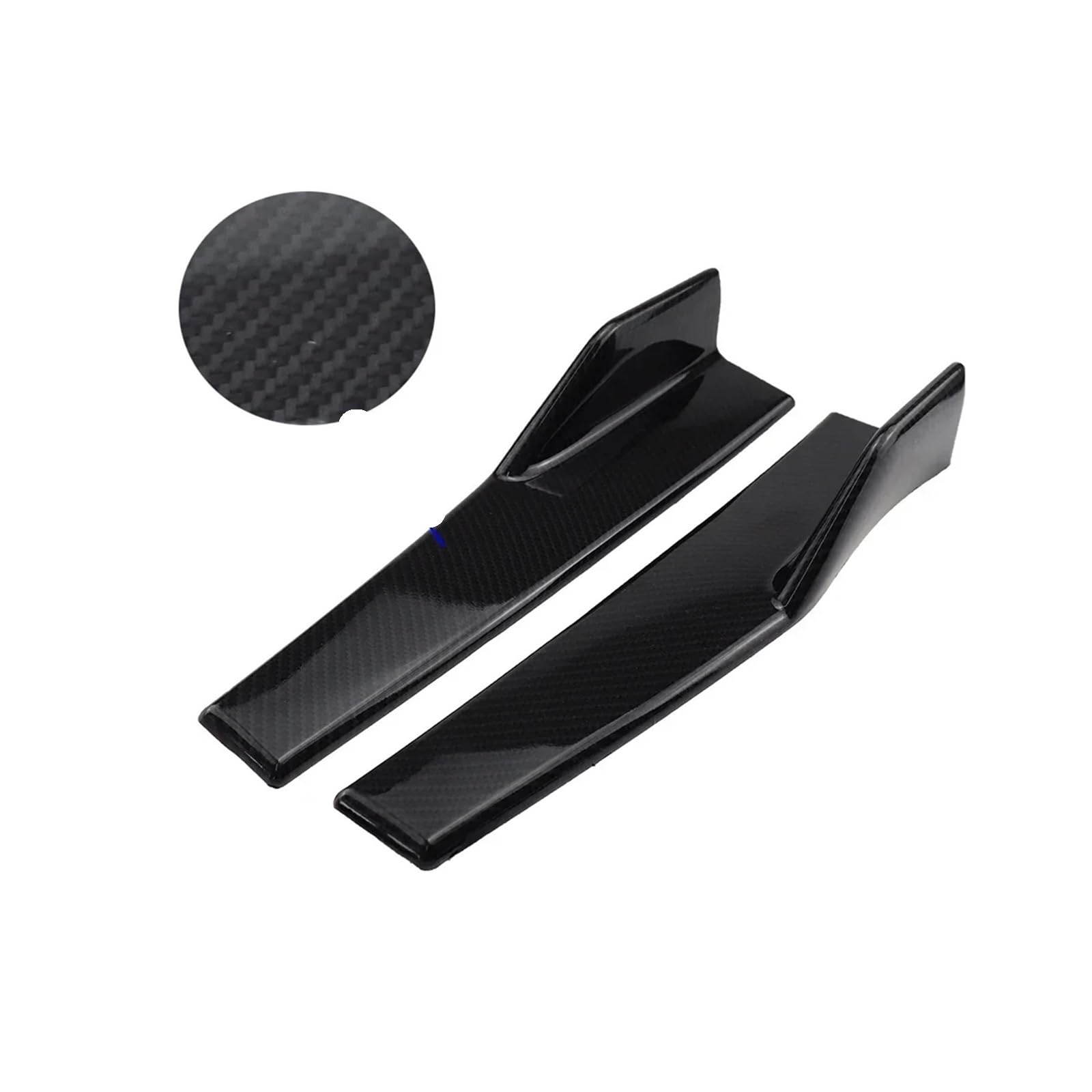 45 cm Universal-Heckseitenschweller Winglet-Diffusor kompatibel for BMW E36 E87 E81 F20 F21 F31 F11 E61 E60 E63 F01 F48 F39 F25 Autozubehör(Carbon Fiber Look) von NCGLEQVW