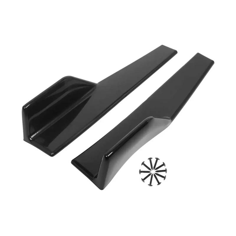 45 cm Universal-Heckseitenschweller Winglet-Diffusor kompatibel for BMW E36 E87 E81 F20 F21 F31 F11 E61 E60 E63 F01 F48 F39 F25 Autozubehör(Glossy Black) von NCGLEQVW