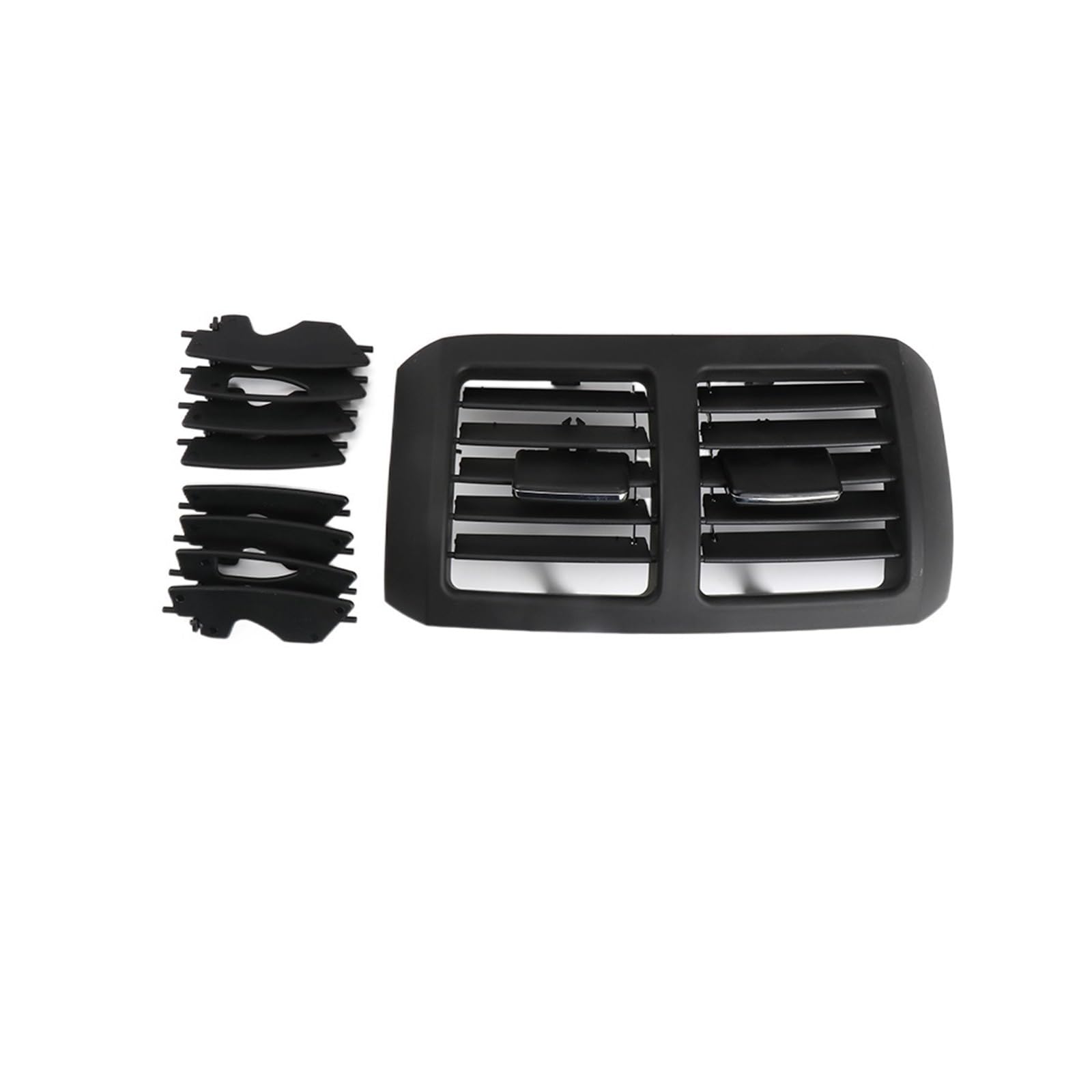 Lüftungsgitter for die hintere Mittelkonsole, kompatibel mit Mercedes Benz W251 R-Klasse, Lüftungsgitter for Frischluftauslässe, Kühlergrill for Mercedes 2518301154(Black) von NCGLEQVW