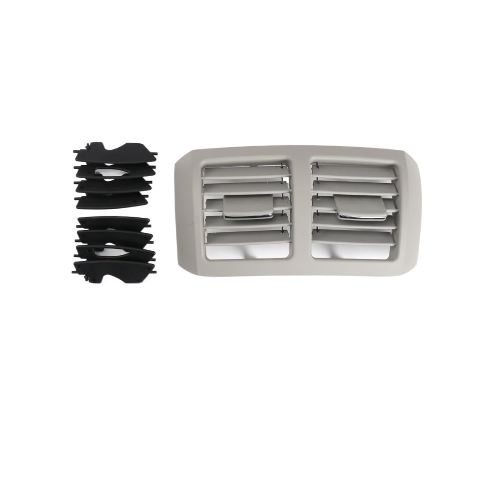 Lüftungsgitter for die hintere Mittelkonsole, kompatibel mit Mercedes Benz W251 R-Klasse, Lüftungsgitter for Frischluftauslässe, Kühlergrill for Mercedes 2518301154(Gray) von NCGLEQVW