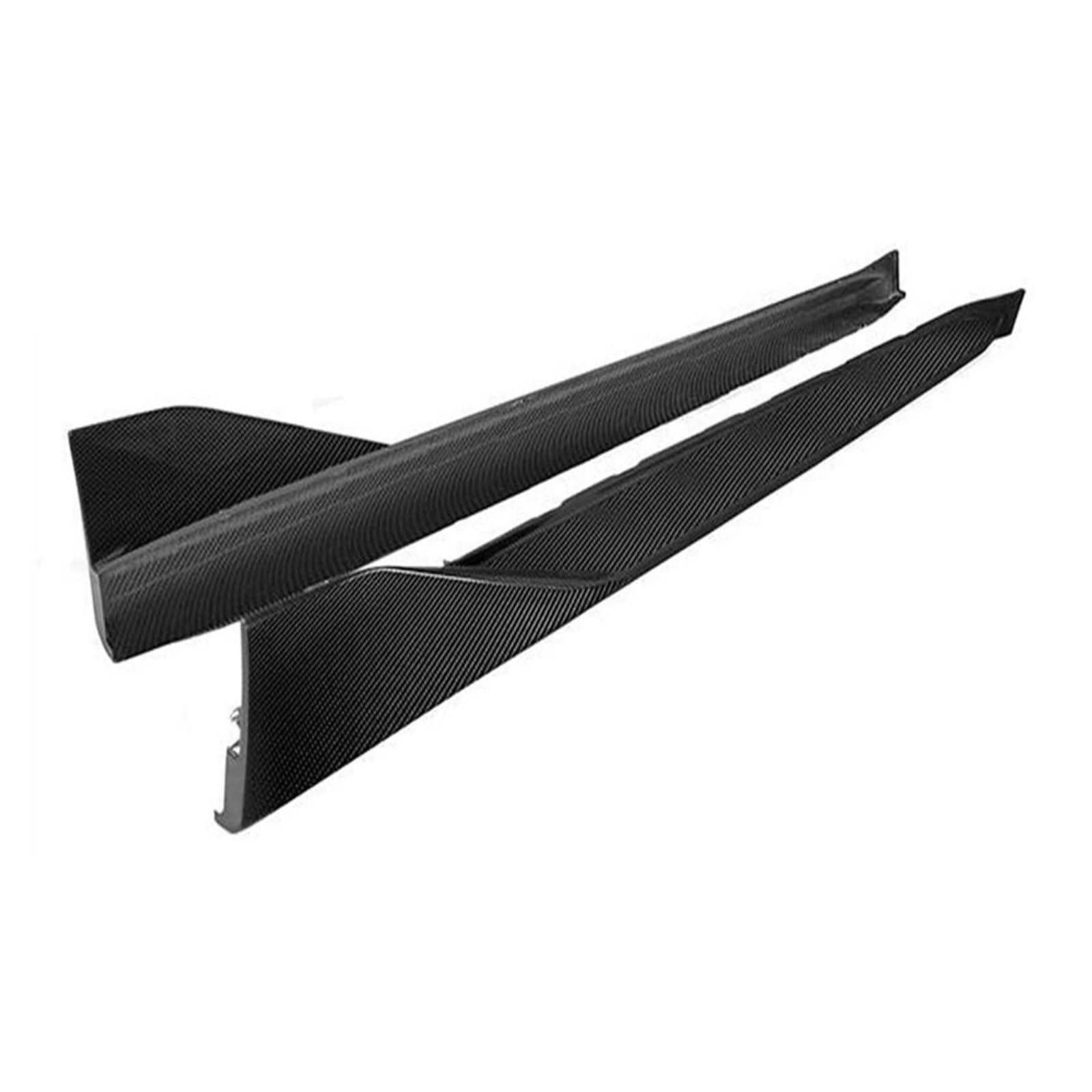 REAL Carbon Fiber Körper Seite Rock Kit Lip Spoiler Kompatibel for BMW M3 G80 M4 G82 G83 2021 2022 2023 2024 splitter(M3 G80 Side Skirt) von NCGLEQVW