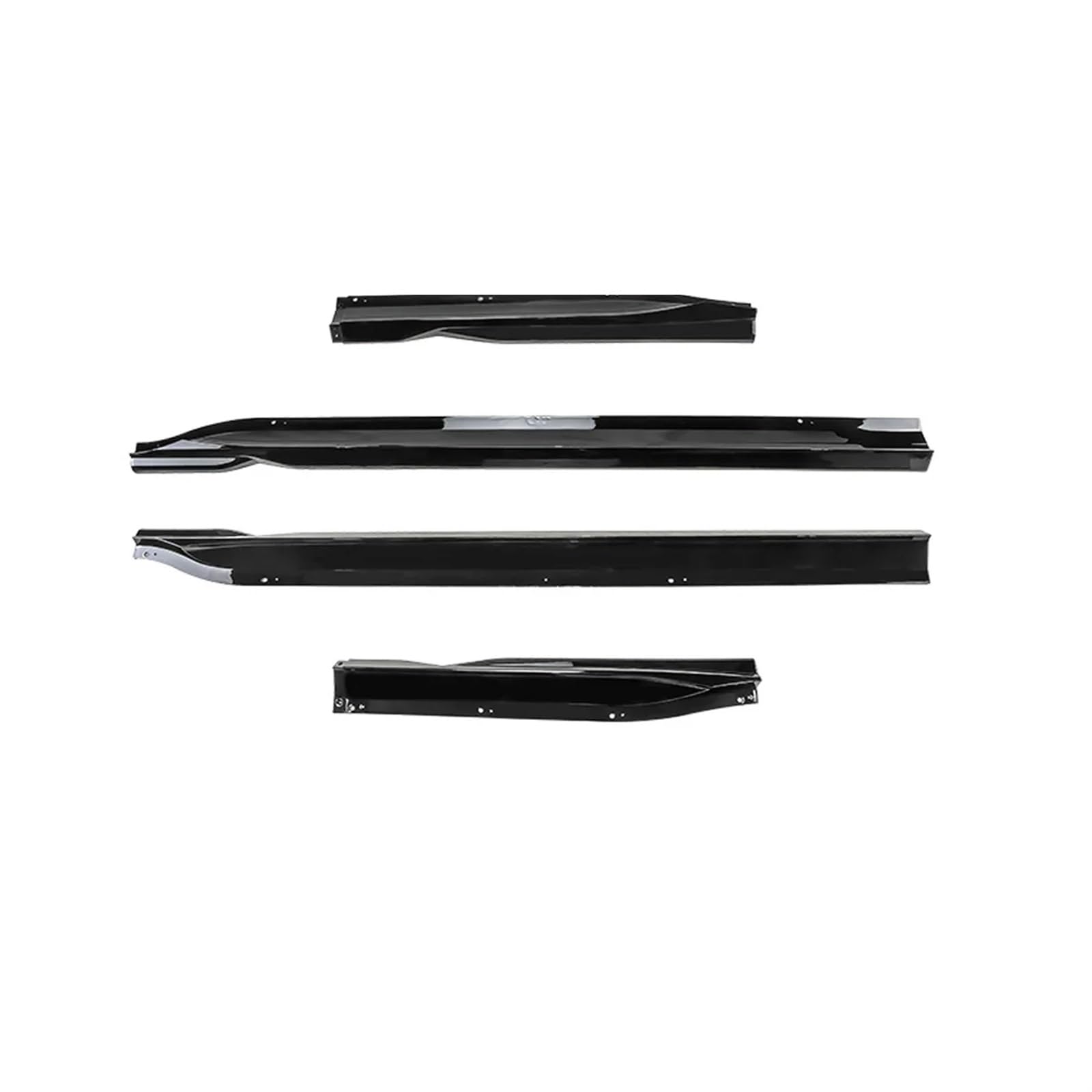 Seitenschweller kompatibel for BMW M3 G80 G81 2021–2023, Maxton-Stil, Autozubehör, Spoiler, Splitter, Diffusor, Karosserie-Set, Kohlefaser-Look(Glossy Black) von NCGLEQVW