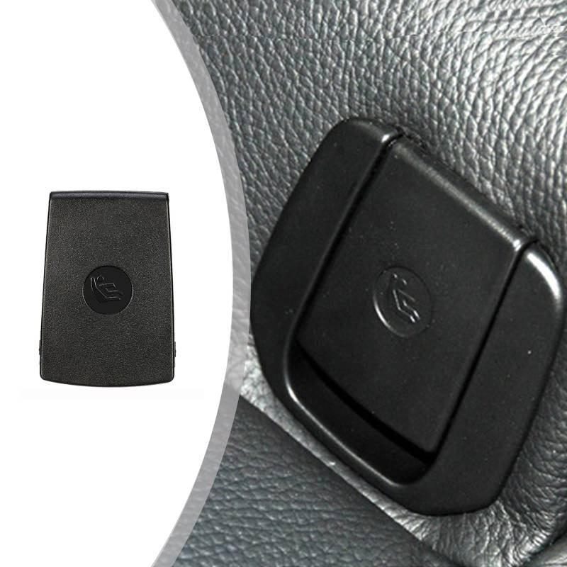 NCOUUOCN für BMW Kindersitzanker Abdeckung ISOFIX Abdeckung Rückhalteschale für BMW 1 2 3 Serie (Anchor Cover, Schwarz) von NCOUUOCN