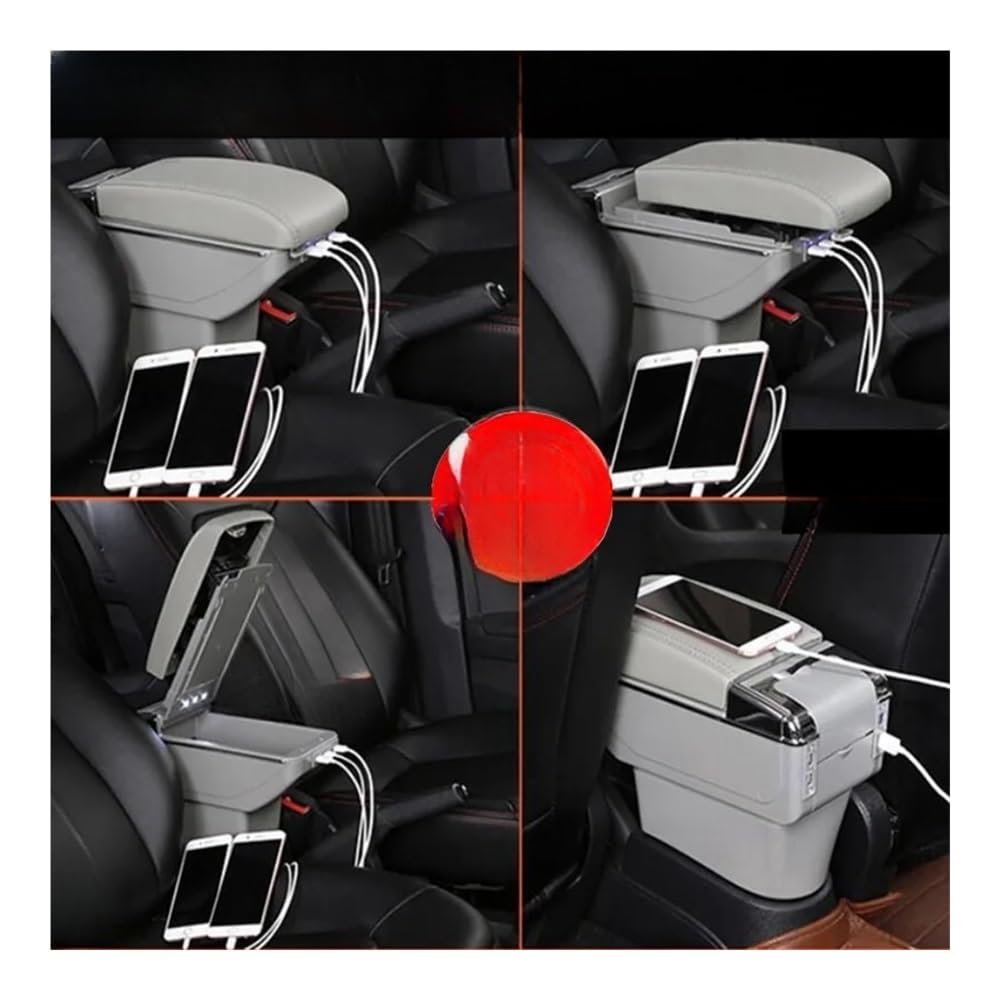 Auto Armlehne Auto Armlehne Für Niva Für 2121 Für 2131 2108-2109 Interior Center Console Storage Box Zubehör Auto Mittelkonsole Armlehne von NCPPIUIB