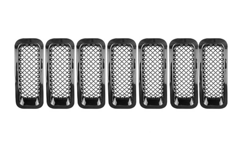 Auto Scheinwerfer Shell Lampe Für Jeep Für Patriot 2011-2016 2015 2014 2013 2012 Front Scheinwerfer Lampe Abdeckung Frontgrill Einsatz Grill Abdeckung trim Aufkleber von NCPPIUIB