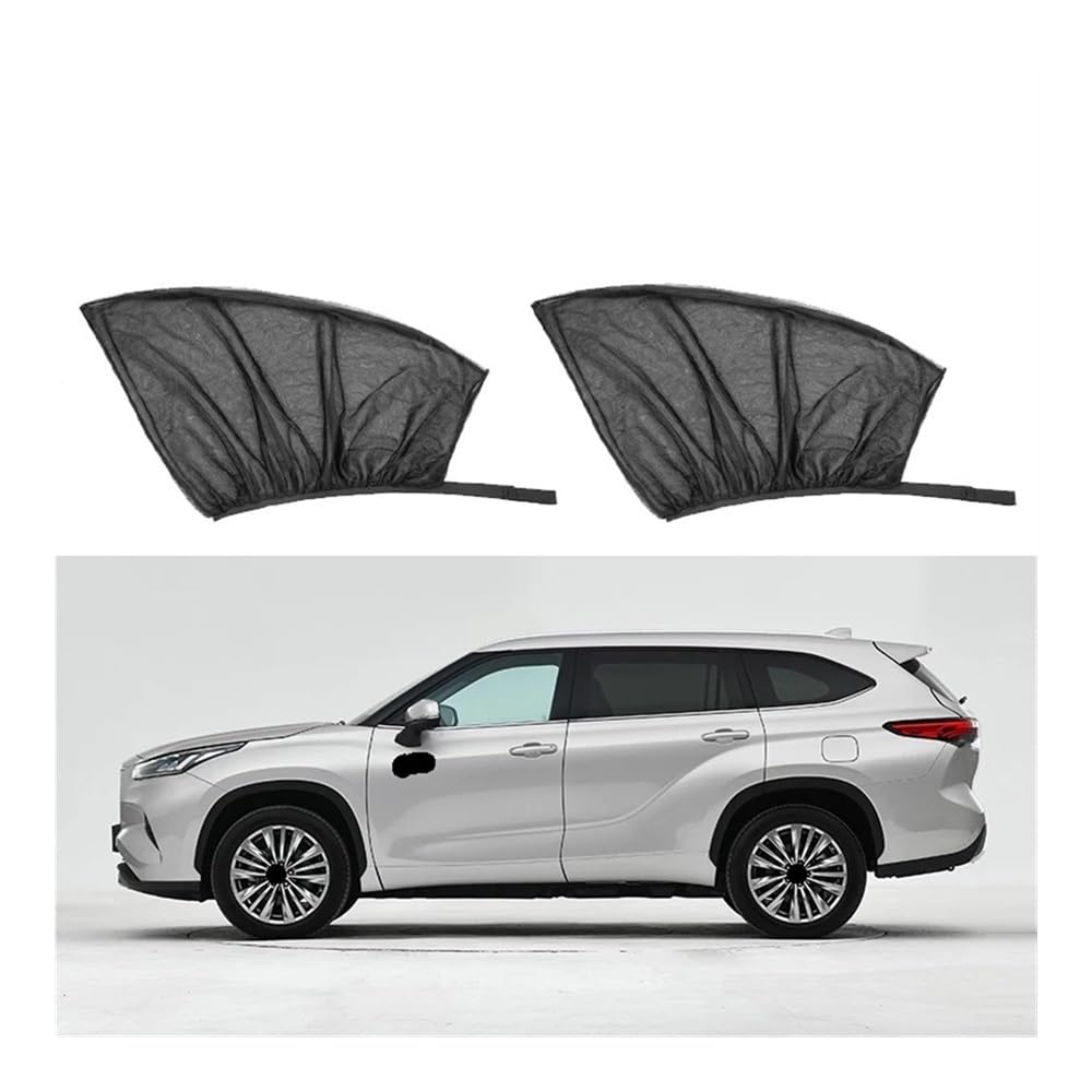 Auto-Sonnenschirm 2 Stücke Auto Sonnenschutz Styling Zubehör Auto Schützen Vorhang Seite Fenster Sonnenschutz Mesh Visier Schutz Fenster Filme Sonnenschutz Auto von NCPPIUIB