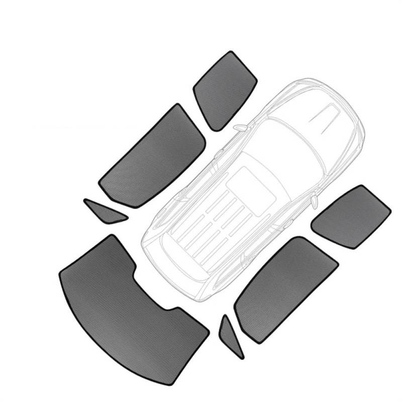 Auto-Sonnenschirm Für 5er-Serie Für Touring Für F11 2012-2016 Auto-Sonnenschutz Netzvorhang Für Die Windschutzscheibe Sonnenschutz Für Die Hintere Seitenscheibe Sonnenschutz Auto von NCPPIUIB