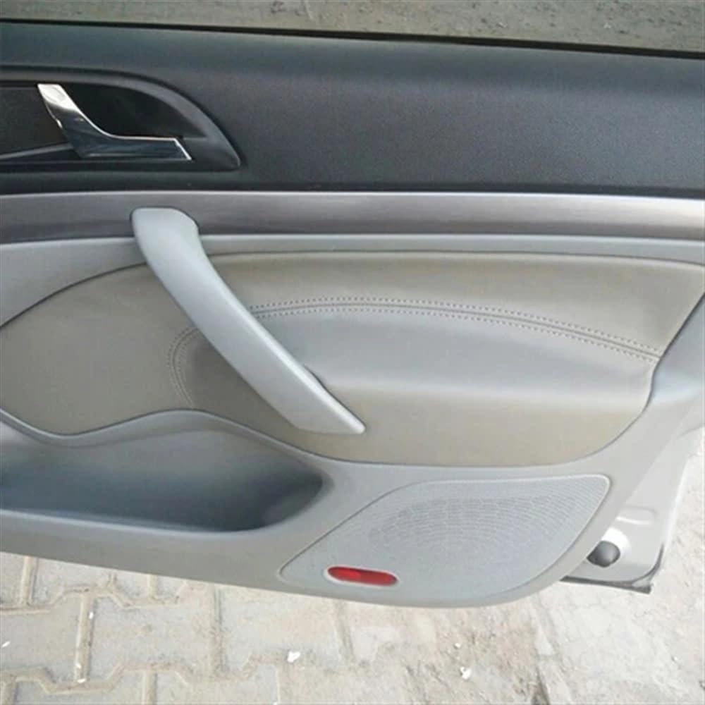 Car Trim Interior Strips LHD Für Skoda Für Octavia 2007-2014 4 Stücke Leder Auto Türgriff Armlehne Panel Abdeckung Trim Auto Zierleisten Innen von NCPPIUIB