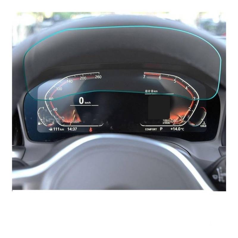 Digital Cockpit Schutzfolie Displayschutzfolie aus gehärtetem Glas für IX3 2022 12,3-Zoll-Auto-Infotainment-Navigation, virtuelles Cockpit, digitales Armaturenbrett Displayschutzfolie von NCPPIUIB