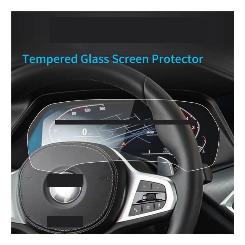 Digital Cockpit Schutzfolie Displayschutzfolie aus gehärtetem Glas für X6 für MK3 für G06 2020–2022, Auto-Armaturenbrett-Instrument Displayschutzfolie von NCPPIUIB