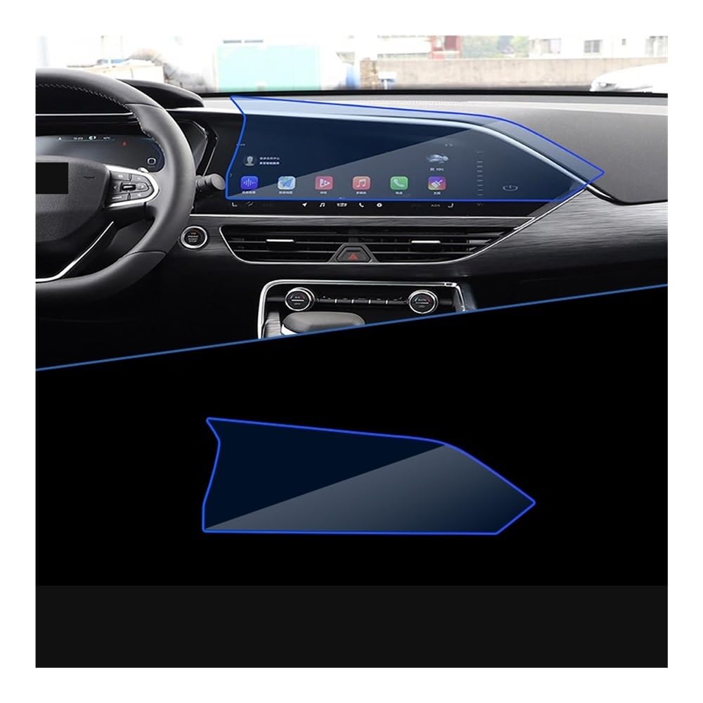 Digital Cockpit Schutzfolie Für Geely Für Tugella Für FY11 2019-2020 Auto Navigation Instrument Film Fit Full Screen Protector Displayschutzfolie von NCPPIUIB