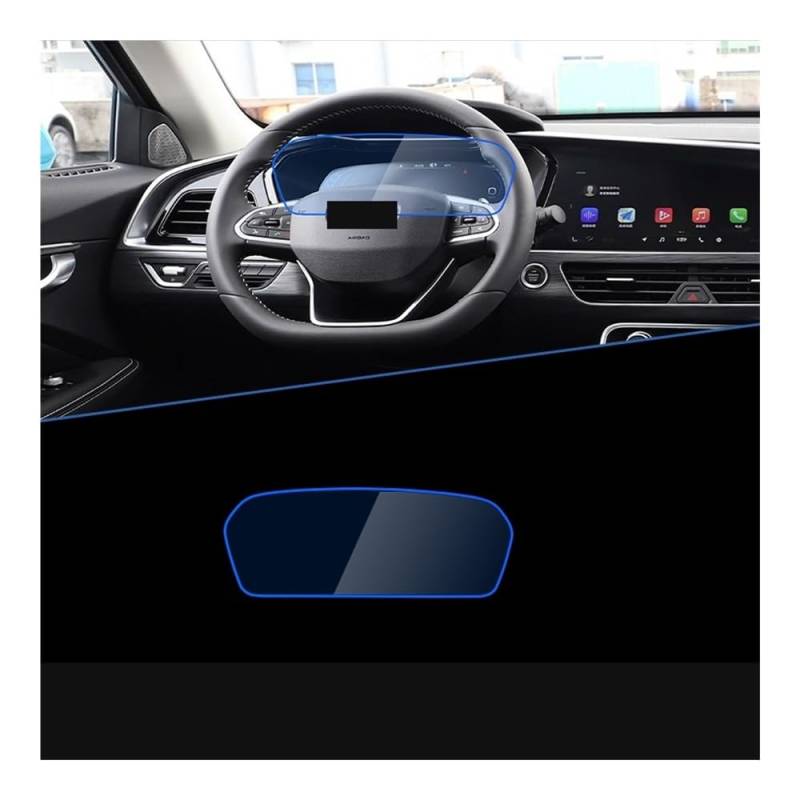 Digital Cockpit Schutzfolie Für Geely Für Tugella Für FY11 2019-2020 Auto Navigation Instrument Film Fit Full Screen Protector Displayschutzfolie von NCPPIUIB