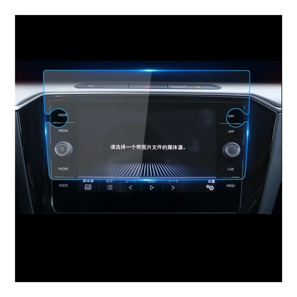 Digital Cockpit Schutzfolie Für Passat Für B8 2020-2023Car Center Konsole Bildschirm Anlassen Glas Schutz Film Radio Glas Film Displayschutzfolie von NCPPIUIB