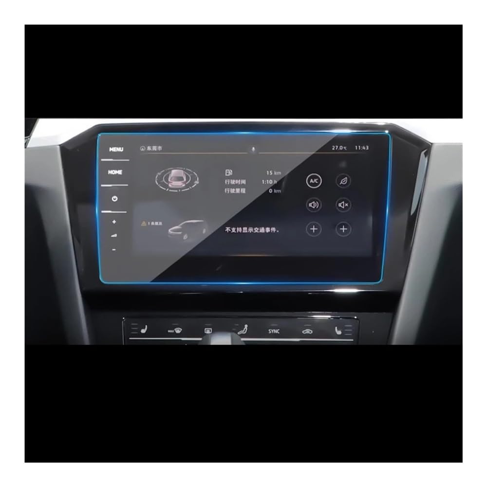 Digital Cockpit Schutzfolie Für Passat Für B8 2020-2023Car Center Konsole Bildschirm Anlassen Glas Schutz Film Radio Glas Film Displayschutzfolie von NCPPIUIB