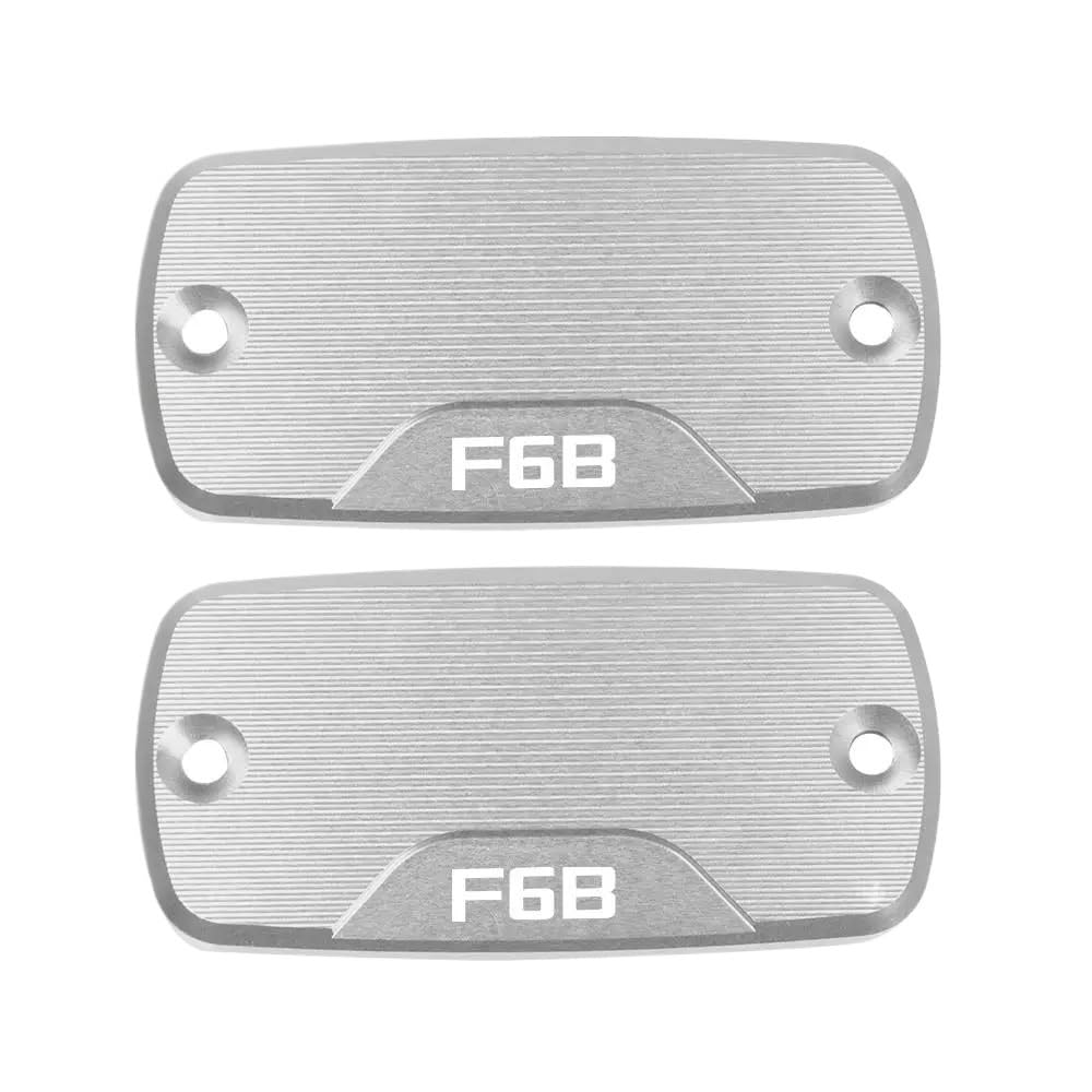 Motorrad Brems Flüssigkeit Cap Vordere Pumpenabdeckung Für F6B 2012 2013 2014, CNC-Aluminium-Motorrad-Hauptzylinder-Vorderbremsflüssigkeitsbehälter-Abdeckkappe von NCPPIUIB