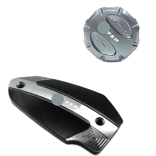 Motorrad Brems Flüssigkeit Cap Z750 Motorrad Vorne Hinten Brems Flüssigkeit Zylinder Master Reservoir Abdeckung Kappe Zubehör Für K&awasaki Z 750 z750 2007-2012 von NCPPIUIB