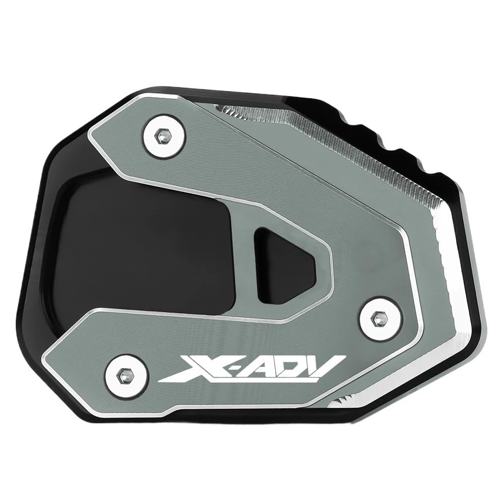 Seitenständer Pad Für X-ADV 750 XADV X ADV 750 2021 2022 2023 2023 2024 Motorrad Kickstand Fuß Seite Stehen Verlängerung Pad Unterstützung Platte Motorrad Seitenständer (Color : X ADV Titanium) von NCPPIUIB