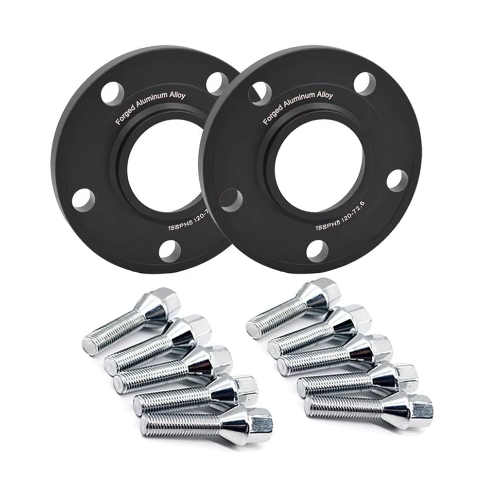 Spurverbreiterungen 5X120 Auto Rad Spacer 72,6 Hub Centric Adapter + Radmutter Rad Spacer Für 5 Series Für (E28, E34) Auto Distanzscheiben von NCPPIUIB