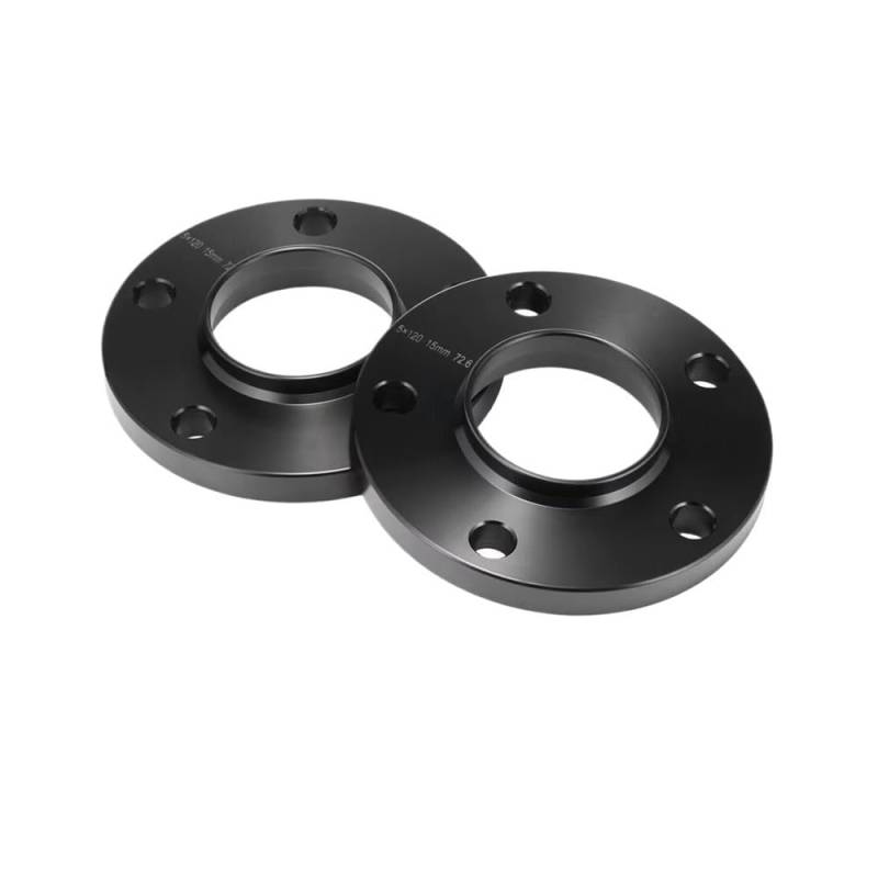 Spurverbreiterungen Für E46 für E60 für E92 15 mm Schwarze hubzentrische Spurverbreiterungen und Schrauben 72,6 5x120 PCD Auto Distanzscheiben von NCPPIUIB