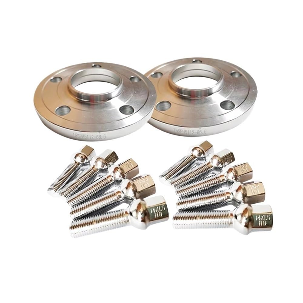 Spurverbreiterungen Rad Verbreiterter Flansch Auto Rad Spacer 5x112 66,6 Centric Hub Adapter Spacer Für Benz Für W123 Auto Distanzscheiben von NCPPIUIB