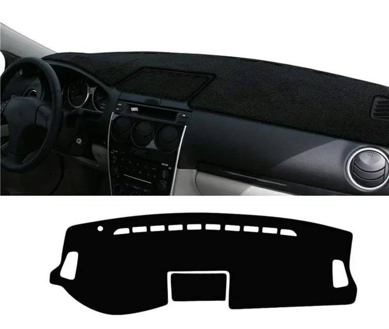 Armaturenbrett Abdeckung Auto Armaturenbrett Abdeckung Für Mazda 6 GG 2002 2003 2004 2005 2006 2007 Instrument Schreibtisch Sonnenschutz Matte Dash Pad Armaturenbrett Matte(A LHD Black Side) von NCTPICLC