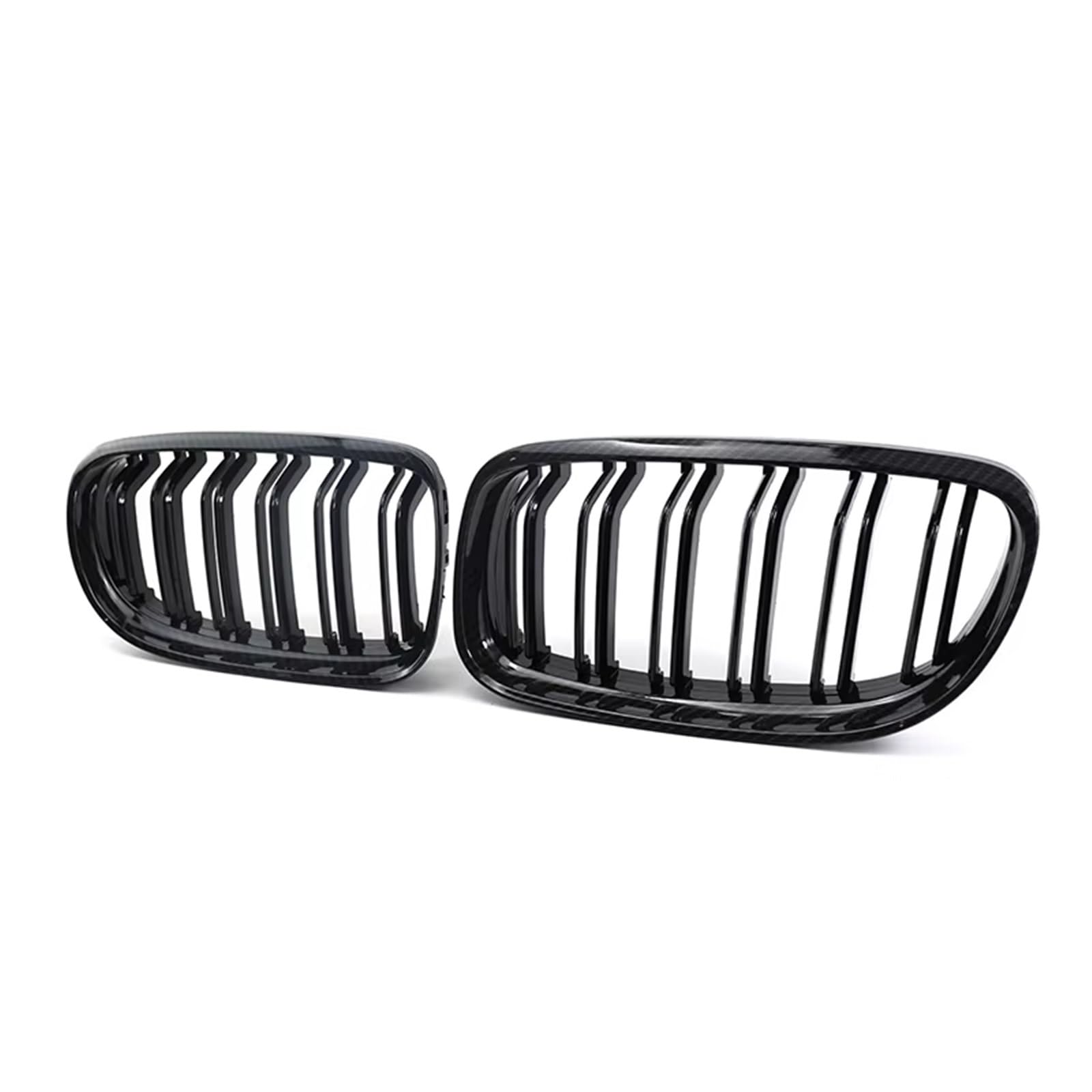 Auto Kühlergrill 1 Paar Glänzend Mattschwarzer Nieren-Frontgrill Auto-Renngrill Für E90 E91 LCI 325i 328i 335i 2009 2010 2011 Sport Kühlergrill(Gloss Black) von NCTPICLC