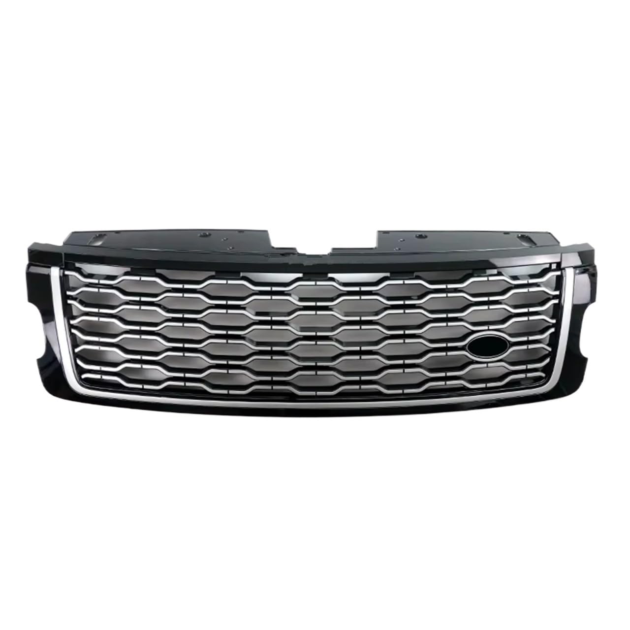 Auto Kühlergrill ABS Auto Vorderen Stoßfänger Grille Für Land Für Rover Für Range Für Rover Für Vogue L405 Upgrade 2013-2022 Mesh Grills Stil Zubehör Sport Kühlergrill(18-22 Silver Black) von NCTPICLC