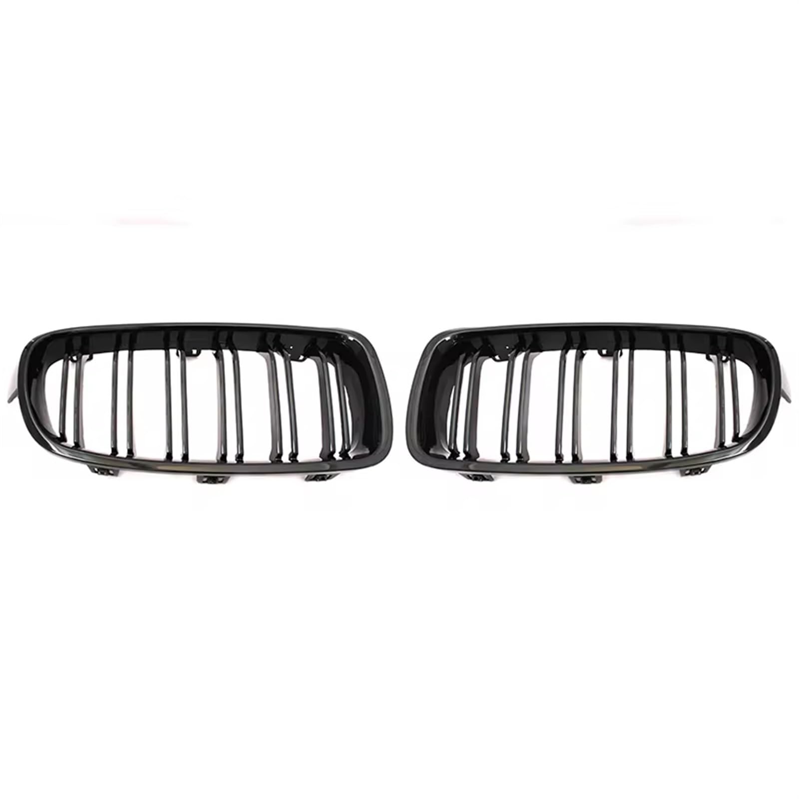 Auto Kühlergrill ABS Front Niere Grille Dual Lamellen Grille Für F30 F31 F35 320i 325i 328i 2012 2013 2014 2015 2016 2017 2018 Auto Zubehör Styling Sport Kühlergrill(Double Line Black) von NCTPICLC