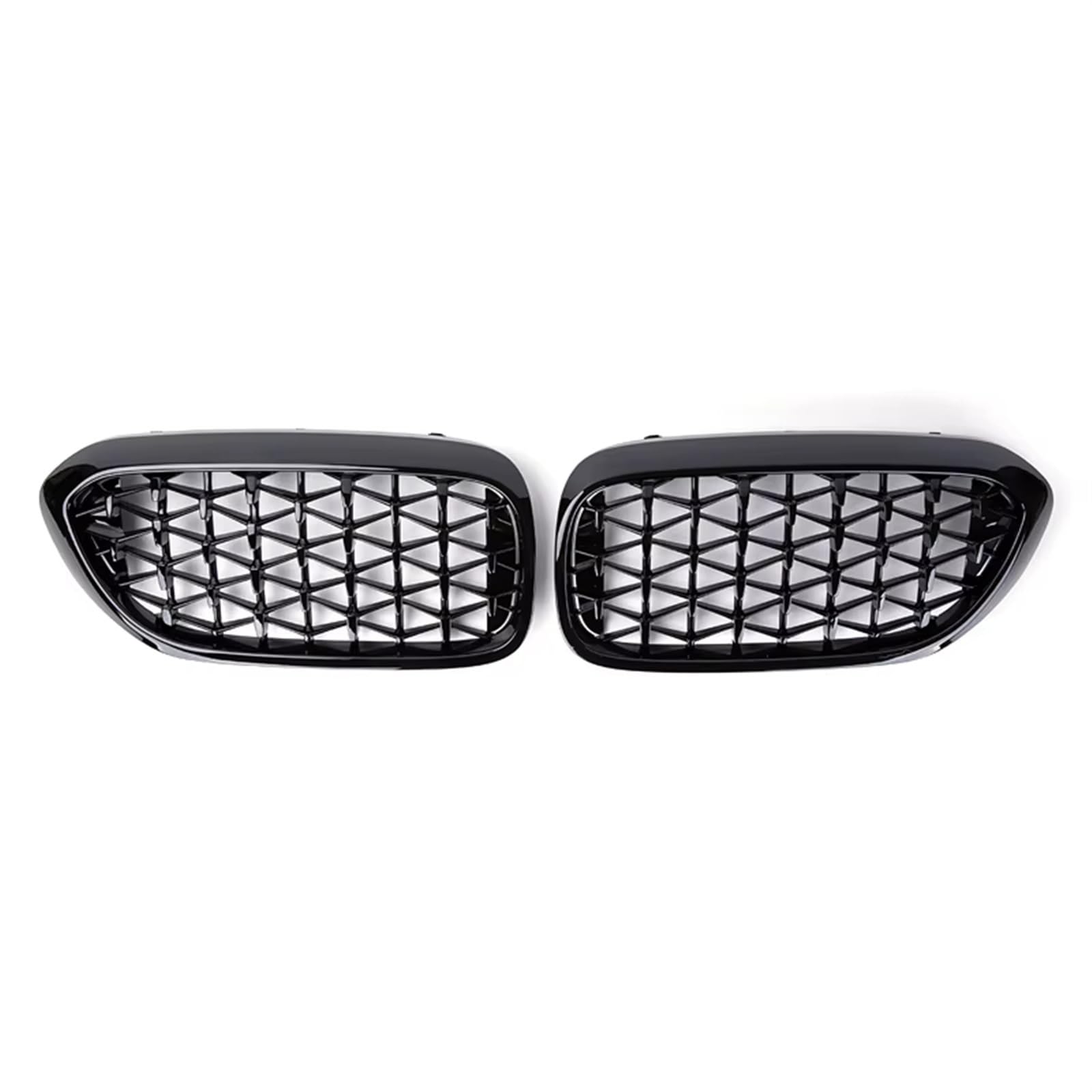 Auto Kühlergrill Auto Diamant Grills Für G30 G31 G38 5 Serie 525i 528i 530i 540i 2017 2018 2019 2020 Front Niere Grill Auto Styling Sport Kühlergrill(Gloss Black) von NCTPICLC