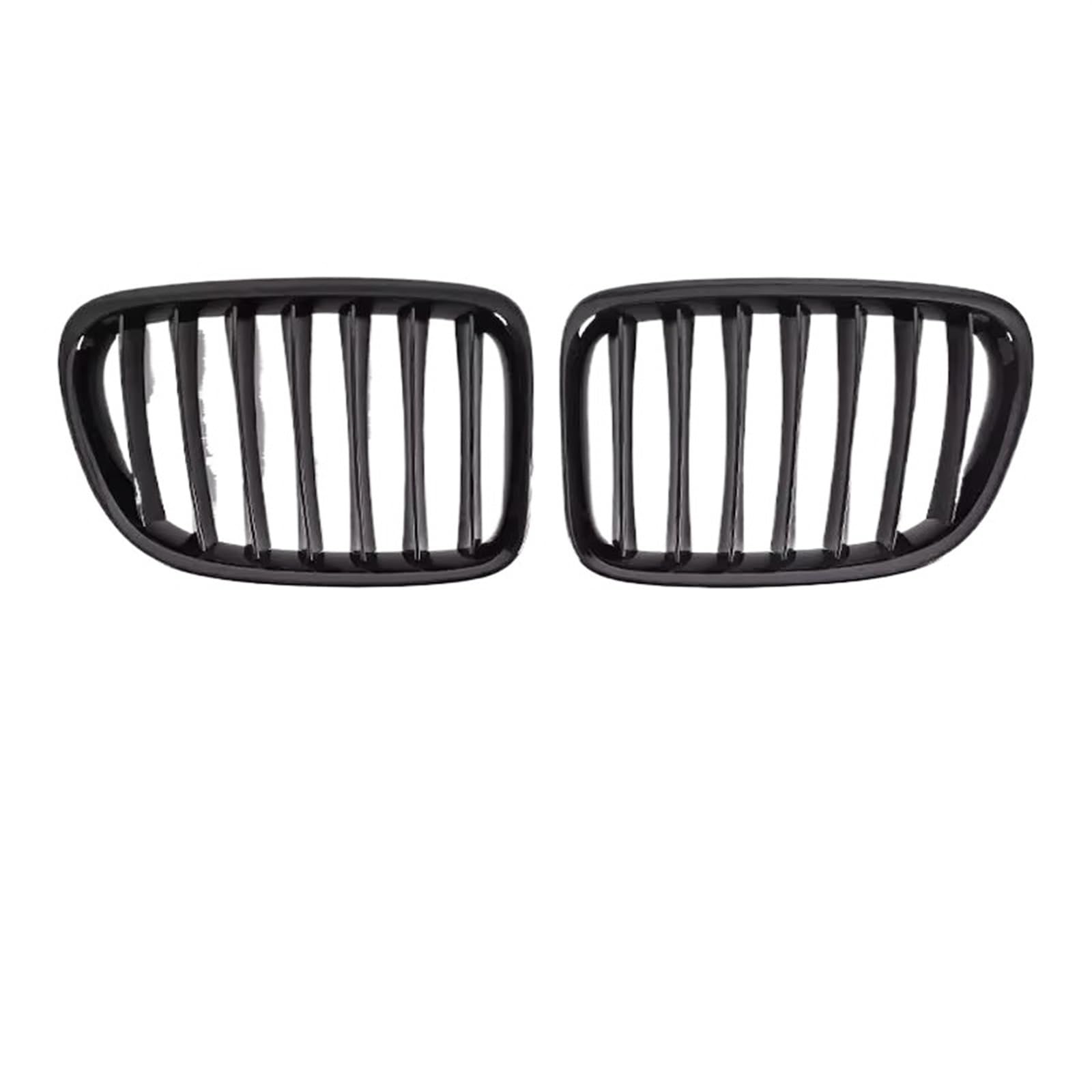 Auto Kühlergrill Auto-Frontnierengrills, Glänzend Schwarz, Auto-Tuning-Zubehör Für X1 E84 SDrive18i XDrive20i XDrive25i SUV 2009–2016 Sport Kühlergrill(GBlack Single Slat) von NCTPICLC