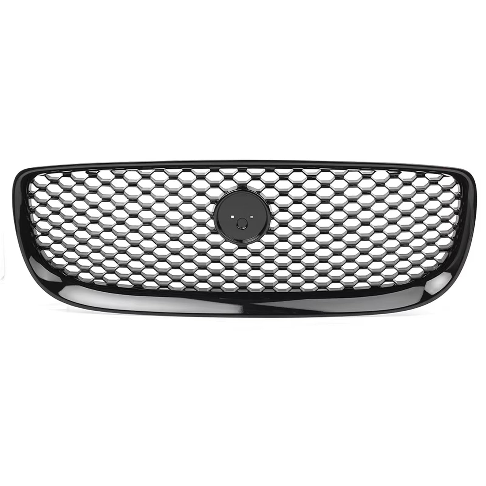 Auto Kühlergrill Auto Frontschürze Racing Grill Für Jaguar Für XE 2015 2016 2017 2018 X760 Glänzend Schwarz ABS Außen Moulding Grille Sport Kühlergrill von NCTPICLC