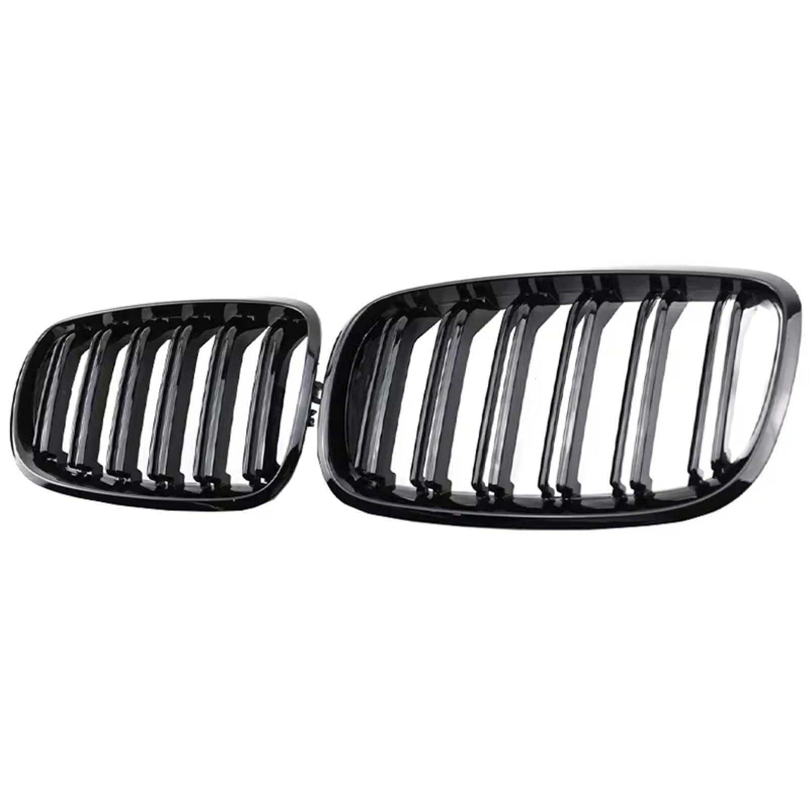 Auto Kühlergrill Auto Glossy Racing Grills Für X5 X6 E70 E71 2008 2009 2010 2011 2012 2013 Schwarz Glänzend Stoßstange Nierengrill Frontgrill Doppellamellengitter Sport Kühlergrill von NCTPICLC