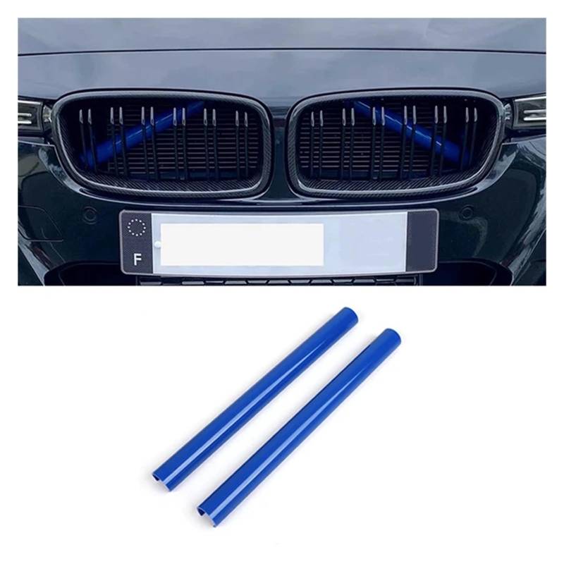 Auto Kühlergrill Auto Kühlergrill Zierstreifen Für F30 F31 F32 F33 F34 F36 F20 F21 F22 F23 G29 Auto Styling Dekoration Zubehör Sport Kühlergrill(Blau) von NCTPICLC