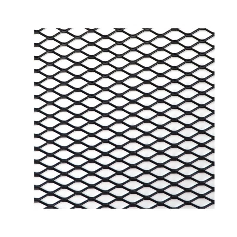 Auto Kühlergrill Auto Stoßstange Grille100x33cm Aluminium Legierung Rhombischen Grill Mesh Blatt Auto Gitter Belüftung Grille Für Autoscooter Zubehör Sport Kühlergrill(BK Hexagon 7x14mm) von NCTPICLC