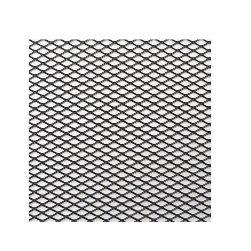 Auto Kühlergrill Auto Stoßstange Grille100x33cm Aluminium Legierung Rhombischen Grill Mesh Blatt Auto Gitter Belüftung Grille Für Autoscooter Zubehör Sport Kühlergrill(Black Diamond 4x8mm) von NCTPICLC