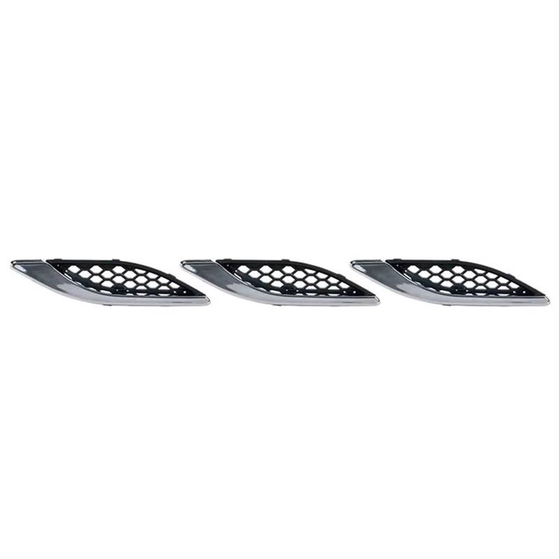 Auto Kühlergrill Auto Vorderseite Grille 670029939 670029940 Für Maserati Für Ghibli 2014-2021 Air Intake Fender Vents Grill Auto Zubehör Sport Kühlergrill(Only 3 Left) von NCTPICLC