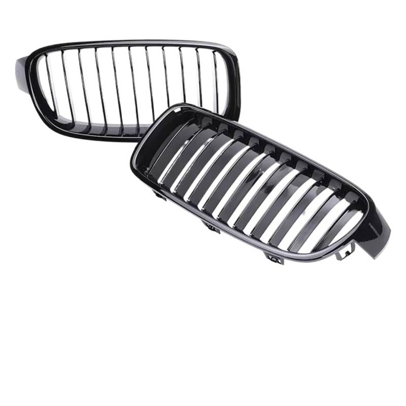 Auto Kühlergrill Chrome Diamond Stars Niereneinlass Unten Vorne Stoßstange Kühlergrill Für 3er F30 F31 F35 2012 2013 2014 2015 2016 2017 2018 2019 Sport Kühlergrill(Single 11 Black) von NCTPICLC