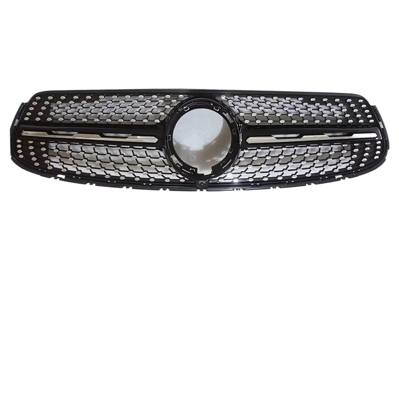 Auto Kühlergrill Diamond GT Style Frontstoßstangengrill Einlassgrill Für Benz X253 Für GLC 300 200 220 2019 2020 2021 Tuning Hood Mesh Grid Sport Kühlergrill(Sport DM Black) von NCTPICLC