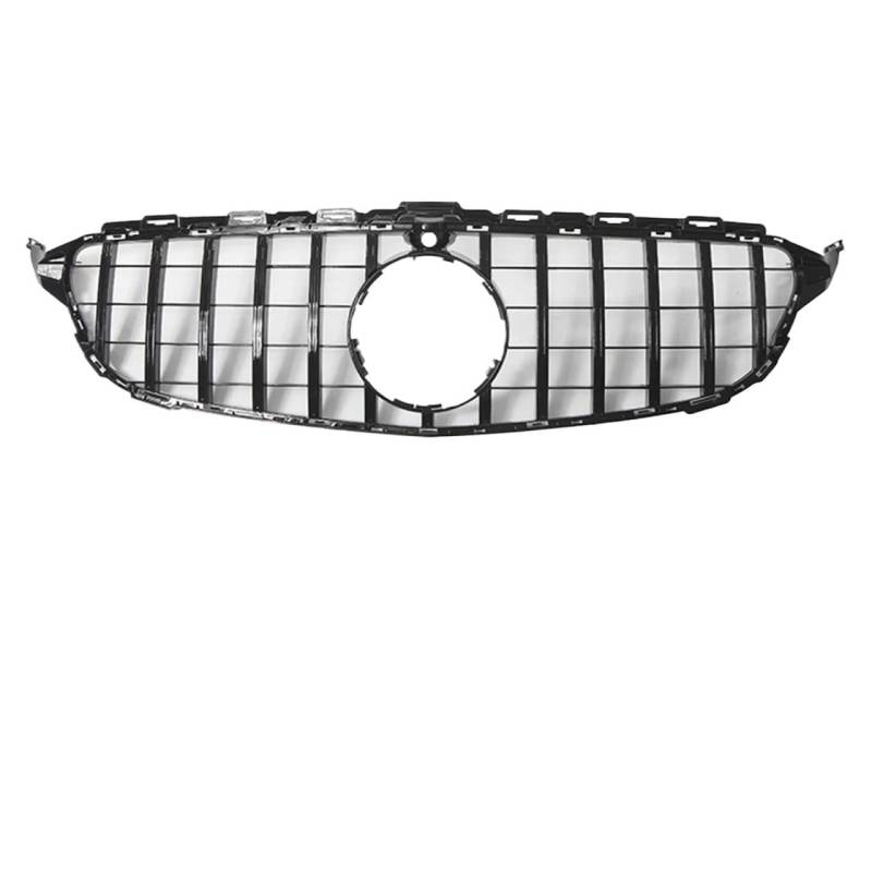 Auto Kühlergrill Diamonds Style Front Racing Grille Für Benz C-Klasse W205 2015 2016 2017 2018 C180 C200 C250 C300 Chrom Schwarz Für GTR Style Grille Sport Kühlergrill(B-Black W360) von NCTPICLC