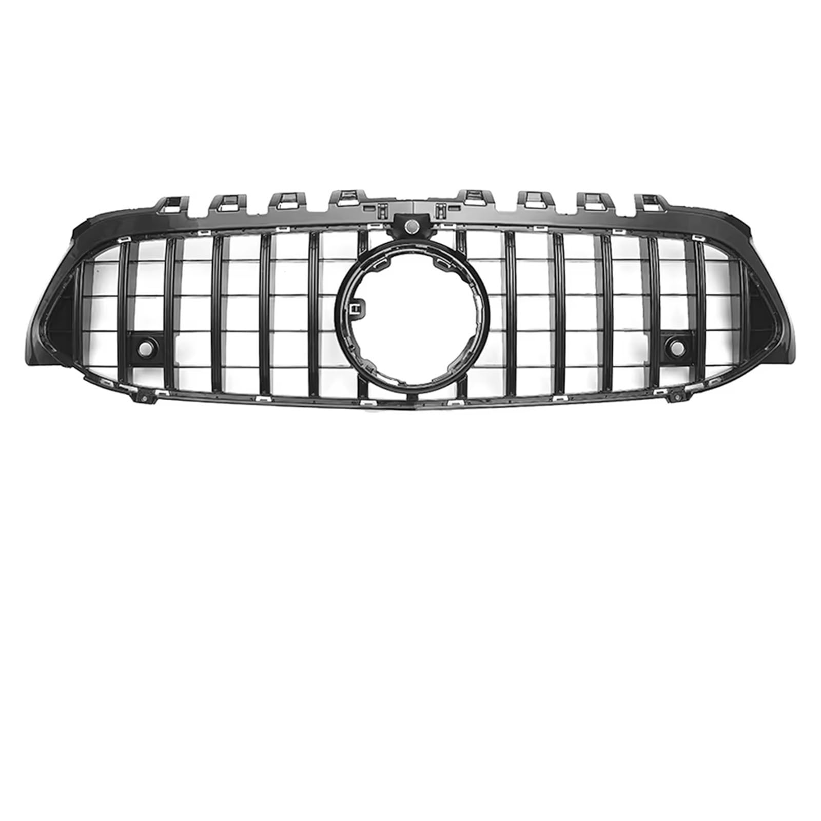 Auto Kühlergrill Diamonds Style Grill Für Benz A-Klasse W177 2019 2020 2021 2022 A200 A220 A250 Chrom Silber GT Style Frontstoßstange Renngitter Sport Kühlergrill(GT-Black W360) von NCTPICLC